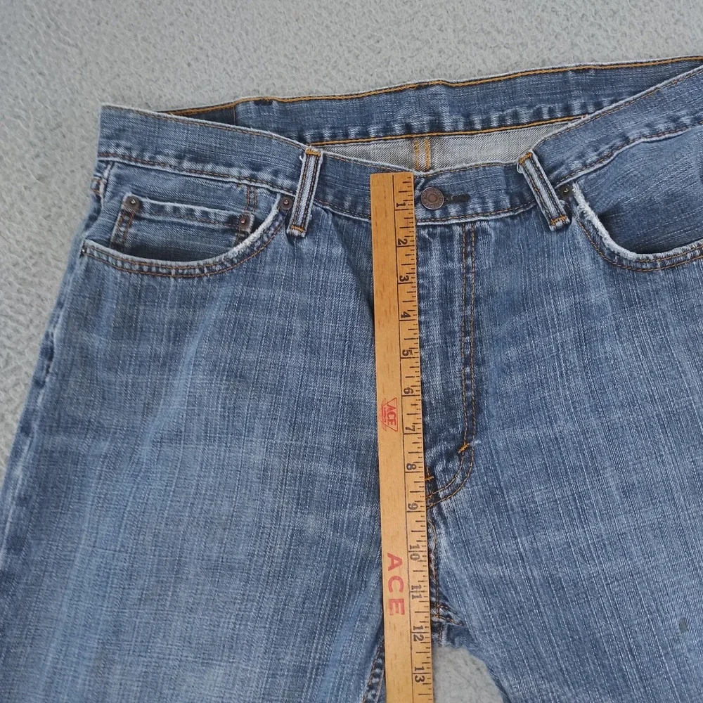 Levi's Jeans Mens 38x30 Blue Denim 559 Medium Wash Red Tab Straight Leg Mid Rise
